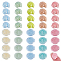 40Pcs 10 Styles Handmade Porcelain Beads, Fish, Bright Glazed Porcelain