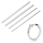 4Pcs 4 Style Plastic Spring Coil, Invisible Ring Size Adjuster