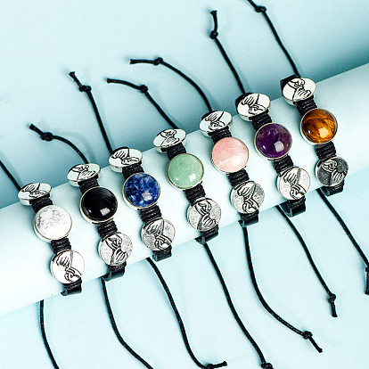 Natural Gemstone Bracelets, Heart