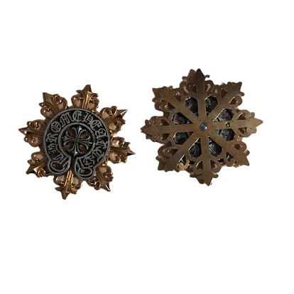 Flower Alloy Metal Cabochons, DIY Bag Accessories