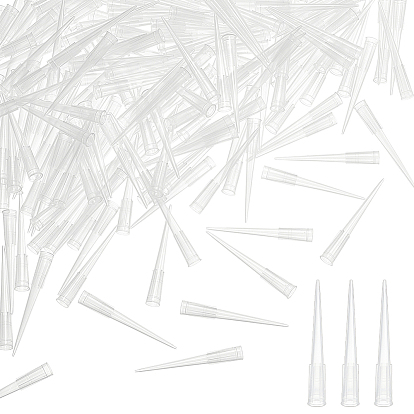 2000шт. пластиковые наконечники для лабораторных пипеток, принадлежности наконечника насадки для жидкой пипетки, для лабораторных принадлежностей