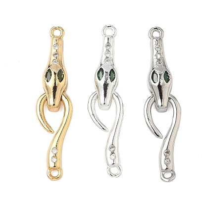 Латунные застежки с крючками из циркония, змея