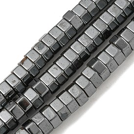 Non-magnetic Synthetic Hematite Beads Strands, Hexagon