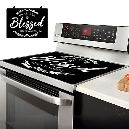 1поликарбонатные коврики для индукционной варочной панели, коврики для выпечки, прямоугольные, с 4 пластиковым крючком-вешалкой