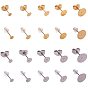 304 Stainless Steel Stud Earring Findings and Plastic Earring Ear Nuts/Earring Backs