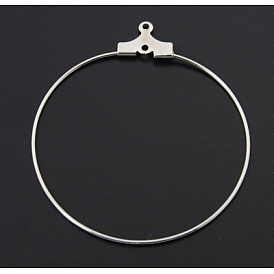 Латунь обруча серьги выводы