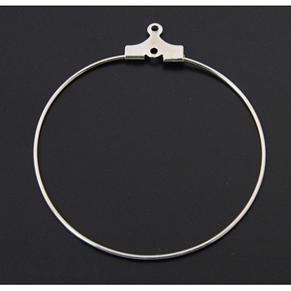 Латунь обруча серьги выводы