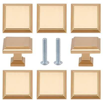 10шт. квадратные ручки для ящиков из сплава, ящик выдвигает ручку, железный винт, для дома, кабинет, шкаф и комод