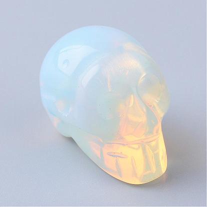 Opalite бисер, череп