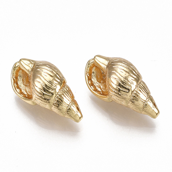 Латунные подвески, форма спиральной оболочки, без никеля 