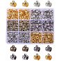 Tibetan Style Alloy Tube Bails, Loop Bails, Bail Beads, Column, Lead Free & Cadmium Free