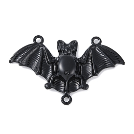 Halloween Alloy Bat Chandelier Component Links, Cadmium Free & Nickel Free & Lead Free