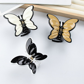 Plastic Claw Hair Clips for Women, Butterfly Jaw Clips