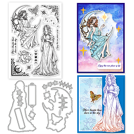 1 набор трафаретов для резки углеродистой стали, с 1 штампами из листового ПВХ, для diy scrapbooking