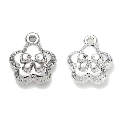 Alloy Charms, Flower & Bowknot Charms