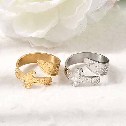 201 открытые кольца манжеты из нержавеющей стали, меч