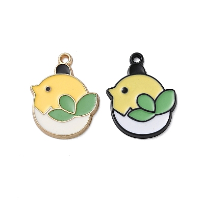Подвески из эмали и сплава, без кадмия, без никеля и без свинца, очарование цыпленка