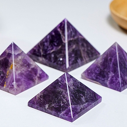 Оргонитовая пирамида, генераторы энергии из природного аметиста, для украшения рабочего стола домашнего офиса