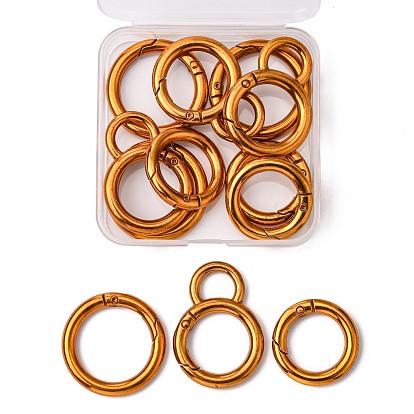12 шт 3 стили кольца из сплава, для хозяйственных сумок кольцо ручной поделки аксессуары