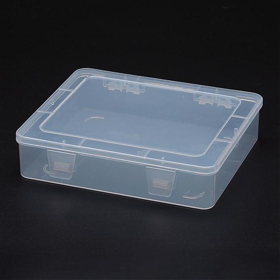 Polypropylene Plastic Bead Storage Containers, Rectangle