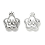Pendentif en alliage , breloques fleurs et nœuds papillon