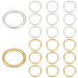 20 шт. 2 цвета 925 открытые соединительные кольца из стерлингового серебра