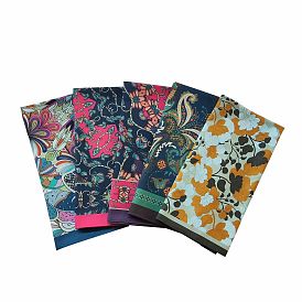 Square Cotton Headbands, Flower Pattern Bandana Scarf, Neck Gaiter, UV Resistence Seamless Headwear, for Outdoor Workout Running