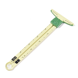 Sliding Gauge Measuring Sewing Ruler Tool, for Sewing,Crafting, Marking Button Holes