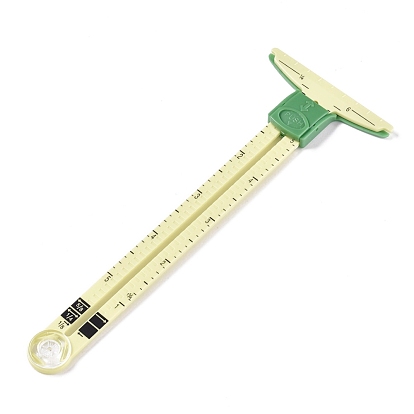 Sliding Gauge Measuring Sewing Ruler Tool, for Sewing,Crafting, Marking Button Holes