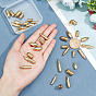 SUPERFINDINGS 36 Pcs 9 Styles Brass Fishing Gear, Threaded Copper Bullet, Fishing Sinker, Fishing Weights Soft Lure Accessory