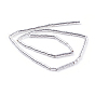 Electroplated Non-magnetic Synthetic Hematite Beads Strand, Heishi Beads, Flat Round/Disc