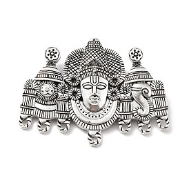Liens de composants en alliage de lustre de style tibétain, Bouddha