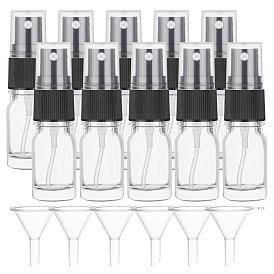 Glass Spray Bottles, with Fine Mist Sprayer & Dust Cap, Refillable Bottle