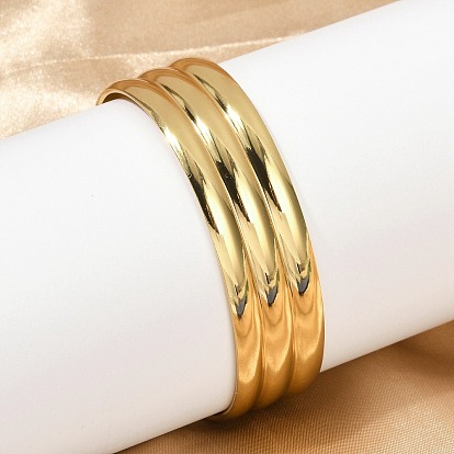 304 женские браслеты-манжеты из нержавеющей стали, ионное покрытие (ip)