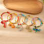 Chinese Style Cotton Cord Woven Zongzi Charm Bracelets for Women