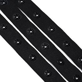 Druckknopfband zum Nähen aus Polyester, Ersatz für Kunststoffknöpfe, für Baby Dessous Schritt Nähen, tanzendes Kleid
