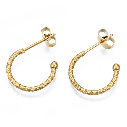 316 серьги-гвоздики из хирургической нержавеющей стали, серьги-кольца, кольцо