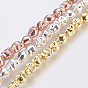 Electroplated Non-magnetic Synthetic Hematite Bead Strand, Grade AA, Skull