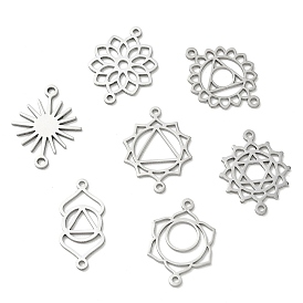 Chakra 304 Stainless Steel Connector Charms