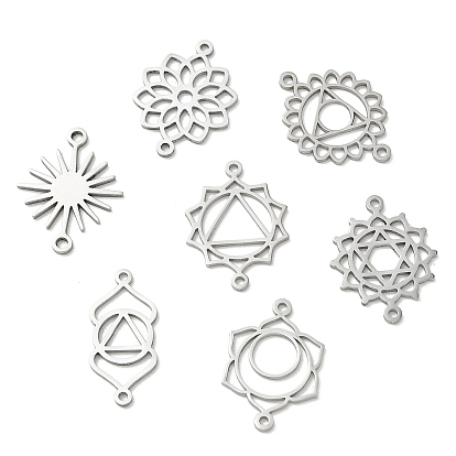 Chakra 304 Stainless Steel Connector Charms