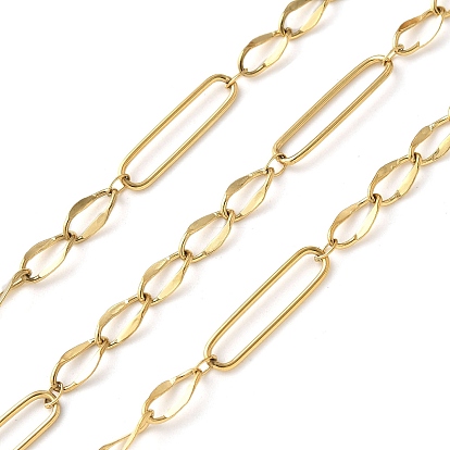 304 цепи овальные из нержавеющей стали, ионное покрытие (ip), пайки, с катушкой