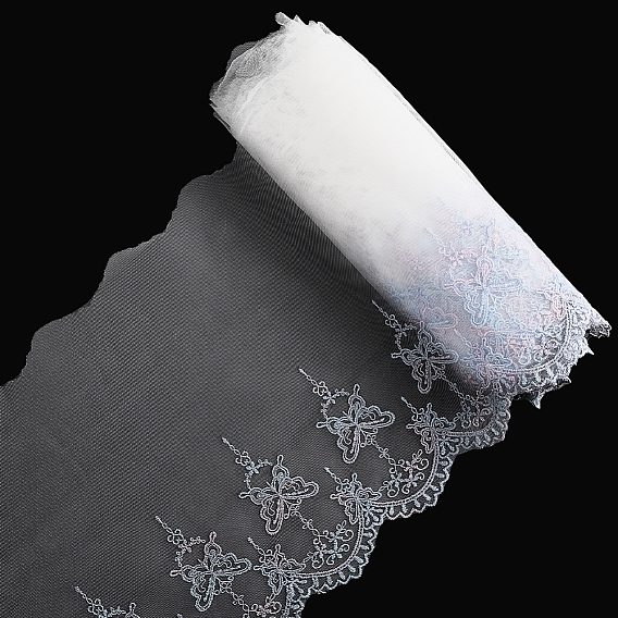 4.8~5 ярдов полиэстеровых лент для вышивки, бабочка, отделка кружевом, жаккардовая лента, аксессуары для одежды