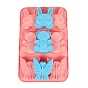 Food Grade Rabbit Butterfly DIY Silicone Mousse Molds, Fondant Molds, Resin Casting Molds, for Chocolate, Candy Making