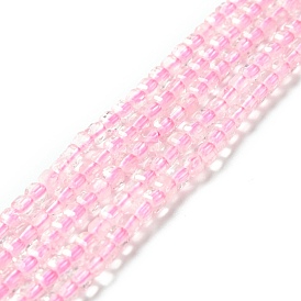 Natural Rose Quzrtz Beads Strands, Faceted, Cube