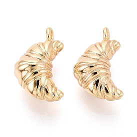 Латунные подвески, подвески в форме круассанов