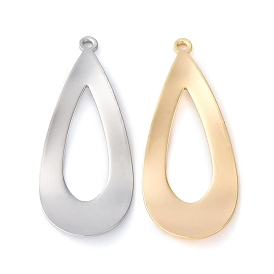 Латунные подвески, без кадмия, без никеля и без свинца, слеза, полый