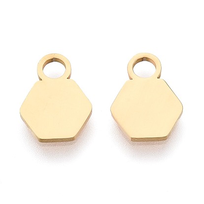 304 прелести нержавеющей стали, штамповка пустой метки, шестиугольник