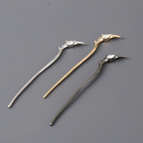 Alloy Rhinestone Hair Sticks for Women