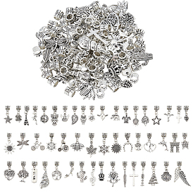 Tibetan Style Zinc Alloy Pendants Set