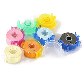 Sujetadores de bobinas de hilo de coser de plástico clips